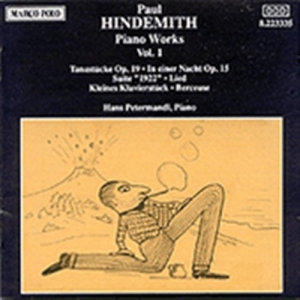 Hindemith Paul - Piano Works Vol 1 ryhmässä ME SUOSITTELEMME / Joululahjavinkki: CD @ Bengans Skivbutik AB (2008850)