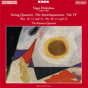 Holmboe Vagn - String Quartet Vol 4 ryhmässä CD @ Bengans Skivbutik AB (2008892)