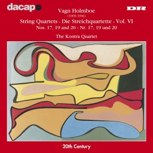 Holmboe Vagn - String Quartet Vol 6 ryhmässä CD @ Bengans Skivbutik AB (2008911)