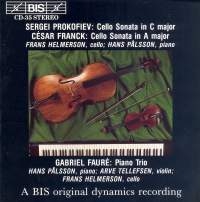 Prokofiev Sergey - Cello Sonatas/Franck/Faure ryhmässä CD @ Bengans Skivbutik AB (2009260)