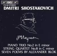 Shostakovich Dmitry - Piano Trio, String Quartet/Blo ryhmässä ME SUOSITTELEMME / Joululahjavinkki: CD @ Bengans Skivbutik AB (2009289)