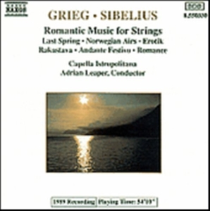 Grieg/Sibelius - Romantic Music For String ryhmässä ME SUOSITTELEMME / Joululahjavinkki: CD @ Bengans Skivbutik AB (2009415)