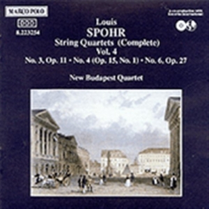 Spohr Louis - String Quartet Op11 Op15 1/Op2 ryhmässä ME SUOSITTELEMME / Joululahjavinkki: CD @ Bengans Skivbutik AB (2009525)