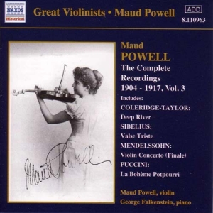 Various - Maud Powell Vol 3 ryhmässä ME SUOSITTELEMME / Joululahjavinkki: CD @ Bengans Skivbutik AB (2009618)