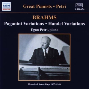 Brahms Johannes - Paganini Variations ryhmässä ME SUOSITTELEMME / Joululahjavinkki: CD @ Bengans Skivbutik AB (2010000)