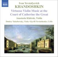 Khandoshkin - Violin Sonatas Nos 1-3 ryhmässä ME SUOSITTELEMME / Joululahjavinkki: CD @ Bengans Skivbutik AB (2010071)