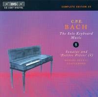 Bach Carl Philipp Emanuel - Solo Keyboard Music Vol 8 ryhmässä CD @ Bengans Skivbutik AB (2010153)