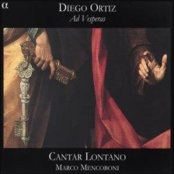 Ortiz/ Cantar Lantano Ensemble - Vespers By Diego Ortiz ryhmässä CD @ Bengans Skivbutik AB (2010198)