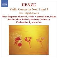 Henze - Violin Concertos Nos. 1 And 3 ryhmässä ME SUOSITTELEMME / Joululahjavinkki: CD @ Bengans Skivbutik AB (2010261)