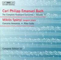 Bach Carl Philipp Emanuel - Key Concertos Vol 11 ryhmässä CD @ Bengans Skivbutik AB (2010686)