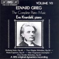 Grieg Edvard - Complete Piano Music Vol 7 ryhmässä ME SUOSITTELEMME / Joululahjavinkki: CD @ Bengans Skivbutik AB (2010689)