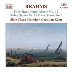 Brahms Johannes - Four Hand Piano Music 12 ryhmässä CD @ Bengans Skivbutik AB (2010907)