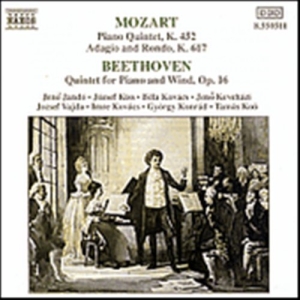 Mozart/Beethoven - Piano Quintets ryhmässä ME SUOSITTELEMME / Joululahjavinkki: CD @ Bengans Skivbutik AB (2011093)