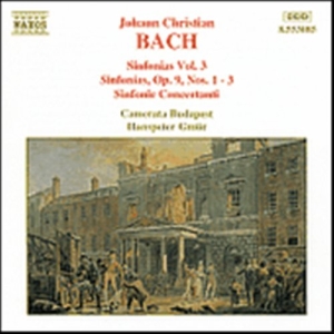 Bach Johann Christian - Sinfonias Vol 3 ryhmässä CD @ Bengans Skivbutik AB (2011789)