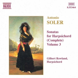 Soler Antonio - Sonatas For Harpsichord Vol 3 ryhmässä ME SUOSITTELEMME / Joululahjavinkki: CD @ Bengans Skivbutik AB (2011820)