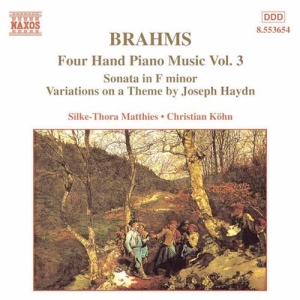 Brahms Johannes - Four Hand Piano Music 3 ryhmässä CD @ Bengans Skivbutik AB (2011829)