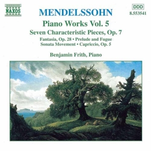 Mendelssohn Felix - Piano Works Vol 5 ryhmässä CD @ Bengans Skivbutik AB (2011851)