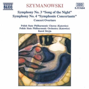 Szymanowski Karol - Symphonies 3 & 4 ryhmässä CD @ Bengans Skivbutik AB (2011865)