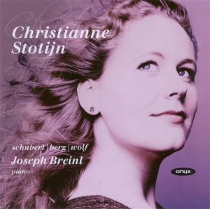 Stotijn Christianne - Schubert/Berg/Wolf - Lieder ryhmässä ME SUOSITTELEMME / Joululahjavinkki: CD @ Bengans Skivbutik AB (2012063)