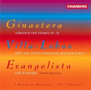 Ginastera/Villa Lobos/Evangeli - Music For Strings ryhmässä CD @ Bengans Skivbutik AB (2013047)