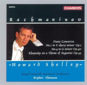 Rachmaninov - Piano Concertos 1 & 4 ryhmässä CD @ Bengans Skivbutik AB (2013223)