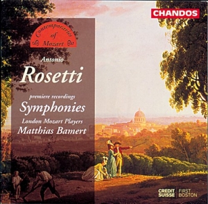 Rosetti - Symphonies ryhmässä CD @ Bengans Skivbutik AB (2013511)