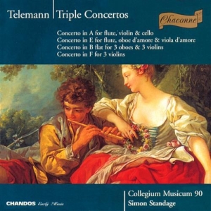 Telemann - Triple Concerti ryhmässä CD @ Bengans Skivbutik AB (2013994)