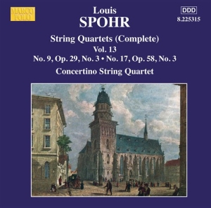 Spohr Louis - String Quartets Vol. 13 ryhmässä CD @ Bengans Skivbutik AB (2014171)