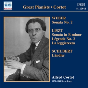 Weber / Schubert / Liszt - Cortot ryhmässä CD @ Bengans Skivbutik AB (2014704)