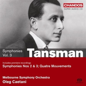 Tansman - Symphonies Vol 3 ryhmässä Musiikki / SACD / Klassiskt @ Bengans Skivbutik AB (2034437)