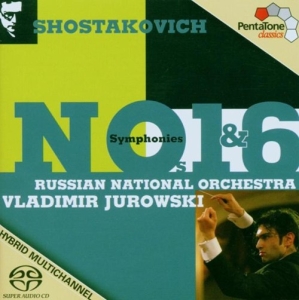 Shostakovich - Sinfonien 1 & 6 ryhmässä Musiikki / SACD / Klassiskt @ Bengans Skivbutik AB (2036344)