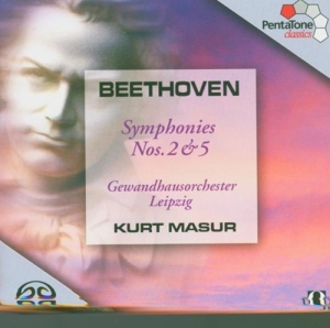 Beethoven - Sinfonien 2 & 5 ryhmässä Musiikki / SACD / Övrigt @ Bengans Skivbutik AB (2036404)