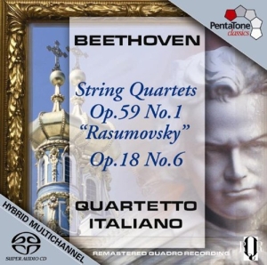 Beethoven - Streichquartette Op.59 1 ryhmässä Musiikki / SACD / Övrigt @ Bengans Skivbutik AB (2036424)