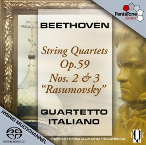 Beethoven - Streichquartette Op.59 2 & 3 ryhmässä Musiikki / SACD / Klassiskt @ Bengans Skivbutik AB (2036493)