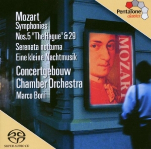 Mozart - Sinfonien 5 & 29/Serenata ryhmässä Musiikki / SACD / Klassiskt @ Bengans Skivbutik AB (2036709)