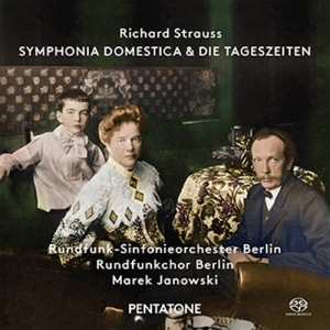 Strauss Richard - Symphonia Domestica ryhmässä Musiikki / SACD / Klassiskt @ Bengans Skivbutik AB (2037180)