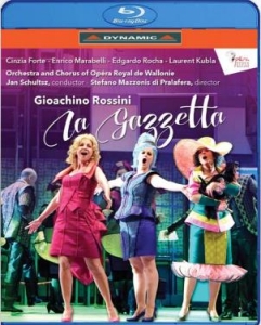 Rossini Gioachino - La Gazzetta (Bd) ryhmässä Musiikki / Musiikki Blu-Ray / Klassiskt @ Bengans Skivbutik AB (2037307)