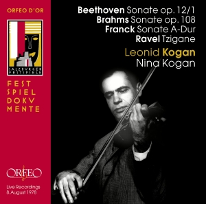 Beethoven / Brahms / Ravel - Violin Sonatas ryhmässä CD @ Bengans Skivbutik AB (2040954)