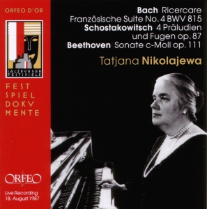 Bach / Beethoven / Shostakovich - Piano Works ryhmässä CD @ Bengans Skivbutik AB (2042699)