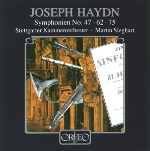 Haydn Joseph - Symphonies Nos. 47,62 & 75 ryhmässä CD @ Bengans Skivbutik AB (2045580)