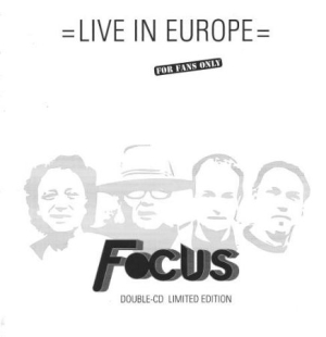 Focus - Live In Europe - Ltd.Ed. ryhmässä CD @ Bengans Skivbutik AB (2060997)