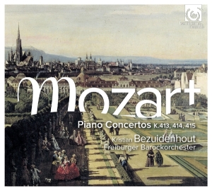 Bezuidenhout Kristian / Freiburger Barockorchester - Mozart Piano Concertos K. 413, 414, 415 ryhmässä CD @ Bengans Skivbutik AB (2070001)