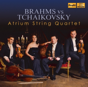 Atrium String Quartet - Brahms Vs. Tchaikovsky ryhmässä ME SUOSITTELEMME / Joululahjavinkki: CD @ Bengans Skivbutik AB (2109783)