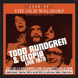 Rundgren Todd & Utopia - Live At The Old Waldorf ryhmässä VINYYLI @ Bengans Skivbutik AB (2168004)