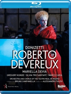 Mariella Devia Marco Caria Silvia - Roberto Devereux (Blu-Ray) ryhmässä Musiikki / Musiikki Blu-Ray / Klassiskt @ Bengans Skivbutik AB (2168128)