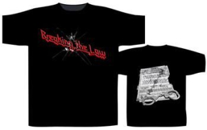 Breaking The Law (Judas Priest) - T/S Breaking The Law (L) ryhmässä Minishops / Judas Priest @ Bengans Skivbutik AB (2282466)