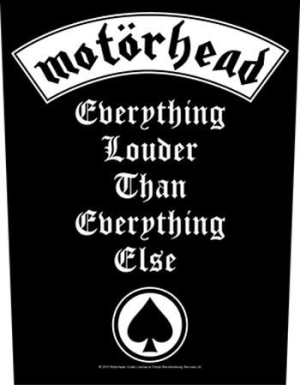 Motorhead - Back Patch Everything Louder ryhmässä Minishops / Motörhead @ Bengans Skivbutik AB (2284685)