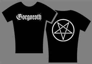 Gorgoroth - T/S Girlie Pentagram (L) ryhmässä MERCH @ Bengans Skivbutik AB (2284859)