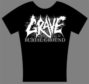 Grave - T/S Girlie Burial Ground (M) ryhmässä MERCH @ Bengans Skivbutik AB (2284860)