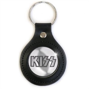 KISS - Leather Kiss keychain ryhmässä Minishops / Kiss @ Bengans Skivbutik AB (2287044)